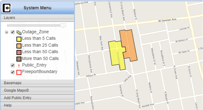 Outage Map Demo